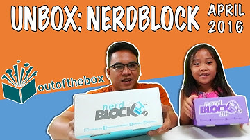 Unbox: NerdBlocks Classic and NerdBlocks Girls Jr. April 2016