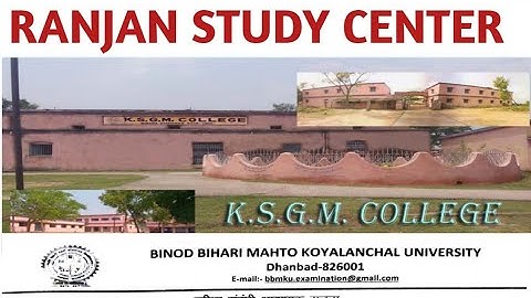 Ksgm college ||Exam form fill up date semester 5 || Bbmku University session 2019-22