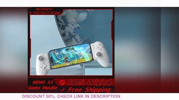 Memo S3 Gamepad Type-C Mobile Phone Controller Hall Effect Stretching Handle Stick Joystick Android