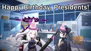 Happy Birthday Presidents blue Archive