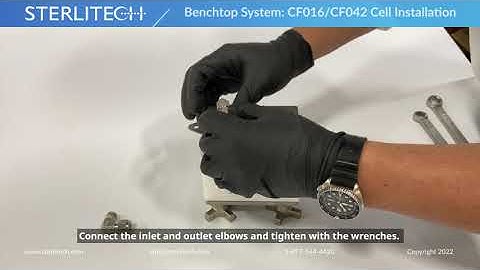 How to Install the Sterlitech CF042/CF016 Cell on Benchtop System