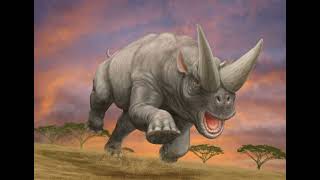 Arsinoitherium Roars Angrily