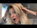 How to bleach & tone ur hair when u have A.D.D. 😂 Blondme bleach ice toner review tutorial DIY home
