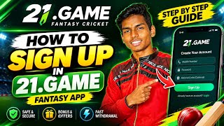 21.GAME Sign Up Kaise Kare? 📲 Fantasy App Registration 2026 | Full Guide screenshot 2