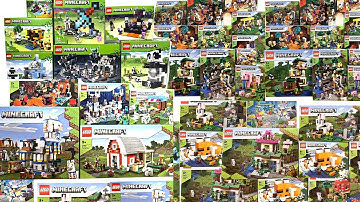 ALL LEGO Minecraft 2019-2023 Sets BIGGEST COMPILATION/COLLECTION (Warden and Herobrine Find)