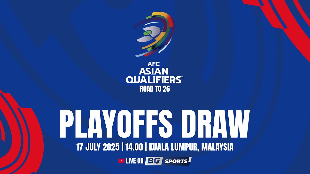 LIVE 🔴 : Playoffs Draw | AFC Asian Qualifiers™ Road to 26