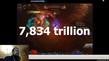 Diablo III Witch Doctor PTR 2.4.3: LoN Spirit Barrage & Gazing Demise = 7-10 TRILLION HITS