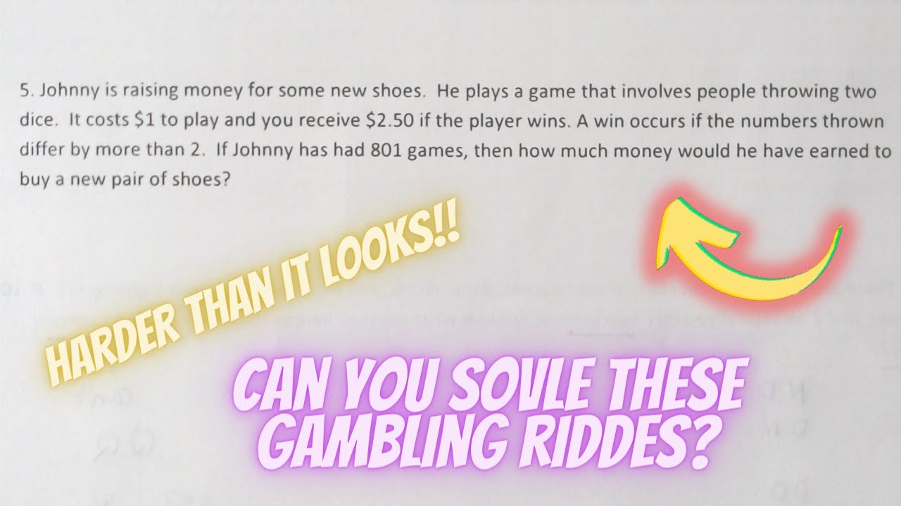 Can you solve this Dice Question Riddle? YouTube