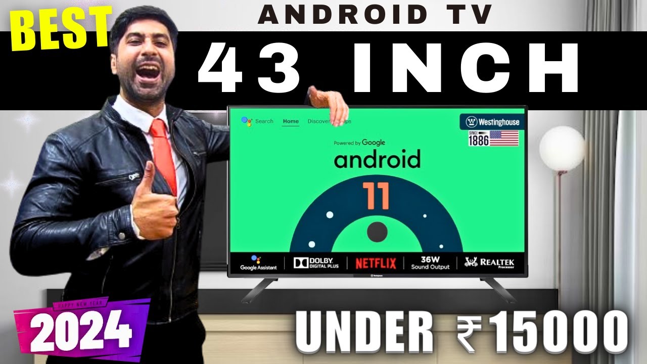 Top 5 Best 43 inch Android tv under 15000 in 2024 43 inch tv under