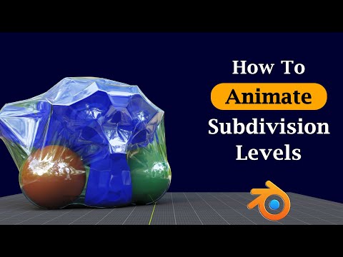 How To Animate Subdivision Level In Blender | Subdivision Surface Through Geometry Nodes | Quick Tip