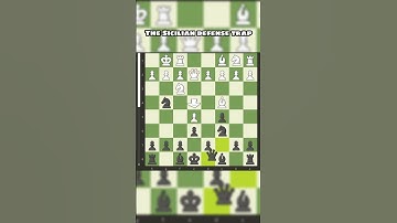The Sicilian Defense Trap #chess #sicilian #chessopenings #trap #viral #checkmate #puzzle #chessgame