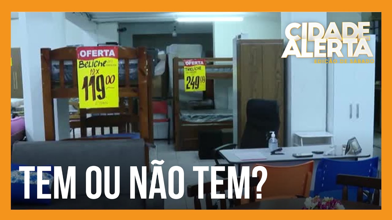 Patrulha do Consumidor: Loja diz ter móveis em estoque, mas não entrega mesa após a compra