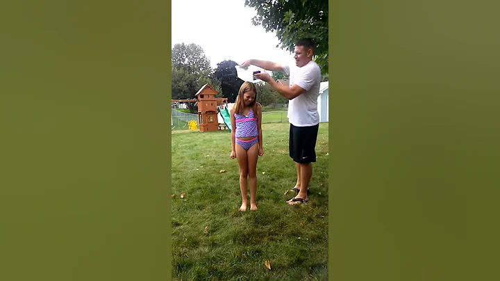 Kadyn accepted the ALS Ice bucket challenge!