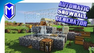 #Minecraft - Automatic Snowball Generator, Snow Machine - Minecraft Obsidian Gate Mod Server Part 2