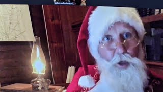 Zoom call with Santa