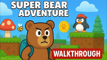🐻 Super Bear Adventure 🕹 2025. Secret Chests With Emojis
