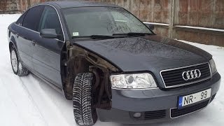 Audi A6 Rusty fender repairing and respraying