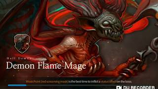 Hundred Soul - Demon Flame Mage (Hell mode using demolition)