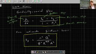 CE356: Elements of hydraulic engineering (SP 2025), Lecture 24: Gradually-varied flow 2