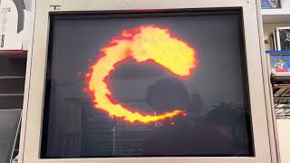 The DS Lite with GBA Macro mod playing in a super large and clear screen (portable or CRT Tivi)!