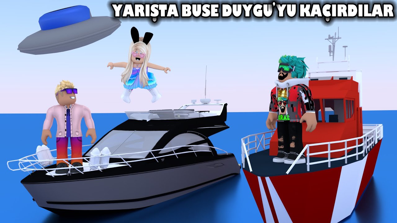 Buse Duyguyu Kaçırdılar | Bot Yarışı Yaptık | Roblox Build a Boat for Treasure