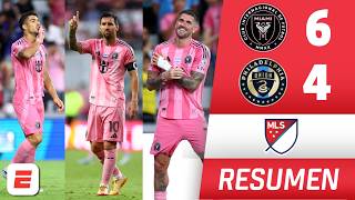FIESTA DE GOLES. INTER MIAMI GOLEA A PHILADELPHIA UNION. HAT-TRICK DE SUÁREZ Y GOL DE DE PAUL | MLS
