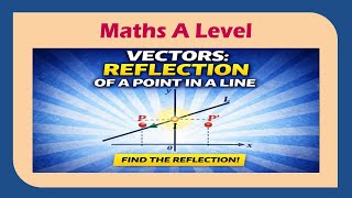 Vectors: Reflection of a Point in a Line