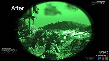 Arma 3 before and after weapon sway