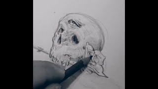 Elia s INK How to draw Rose Skull - speed drawing