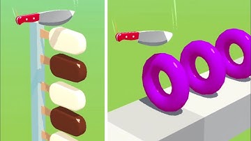 Slice It All Gameplay! Satisfying and Relaxing ASMR Slicing Video