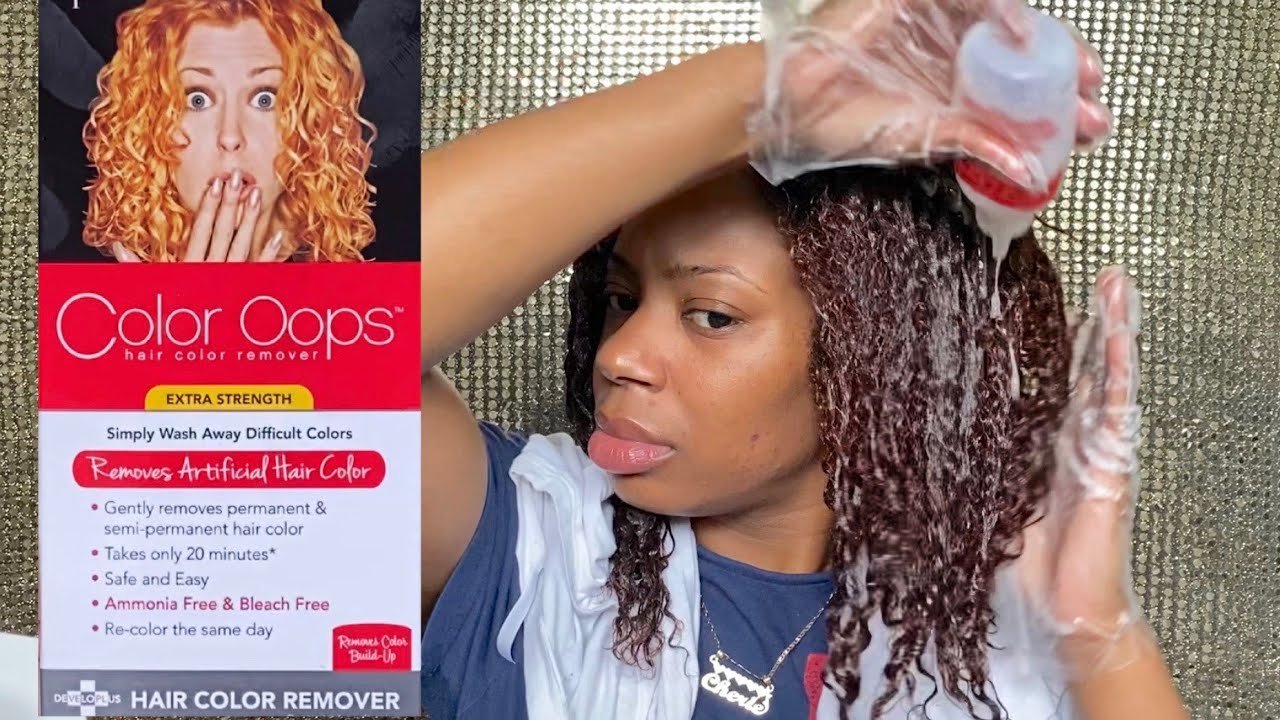 Color Oops Hair Color Remover (Extra Strength) | Dark To Light Hair Color (Part 1)