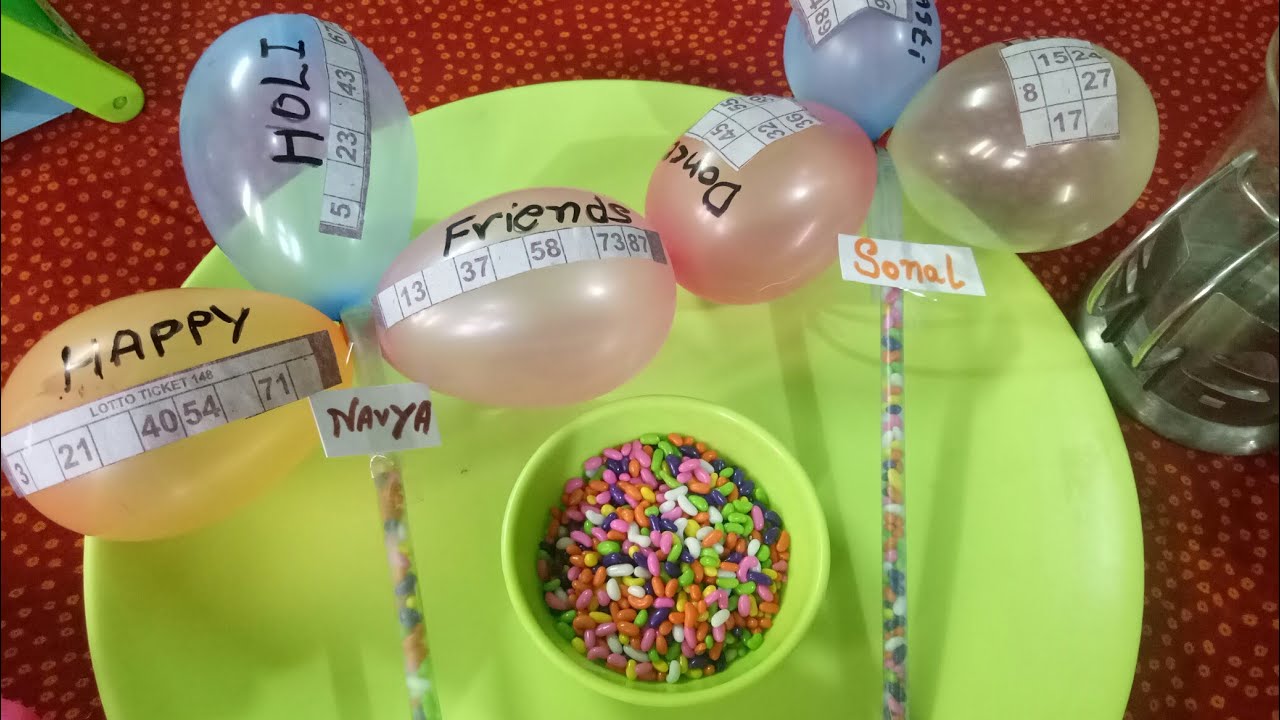 Kitty party game holi party idea n group n tambola idea