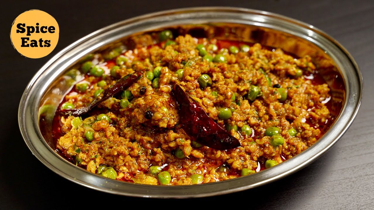 DHABA STYLE KEEMA MATAR | KEEMA MATAR MASALA | MUTTON KEEMA RECIPE