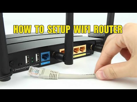 HOW TO SETUP WIFI ROUTER