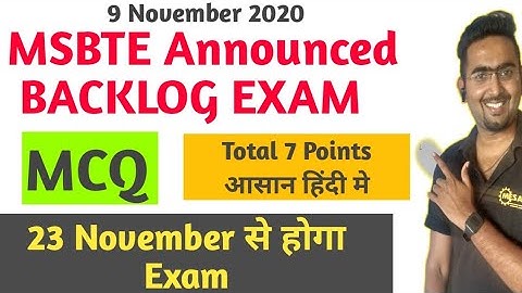 MSBTE Backlog Exam News | Official Circular | ATKT YD EXAM | Toshib Shaikh