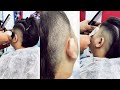 Neha gets a tight fade to beat the summer heat ☀ Ladies haircut ☀