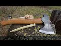 Council Tool 1.7 lb. Wood-Craft Camp Carver Axe, 16" Curved Handle Axe