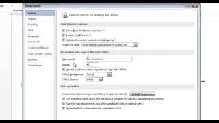 Tracking Changes in Word 2013