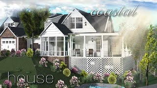 Bloxburg || Coastal suburban mountain home speedbuild