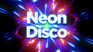Colorful Disco - Neon Dream with pulsating shapes creating a stunning VJ Loops Colors Background