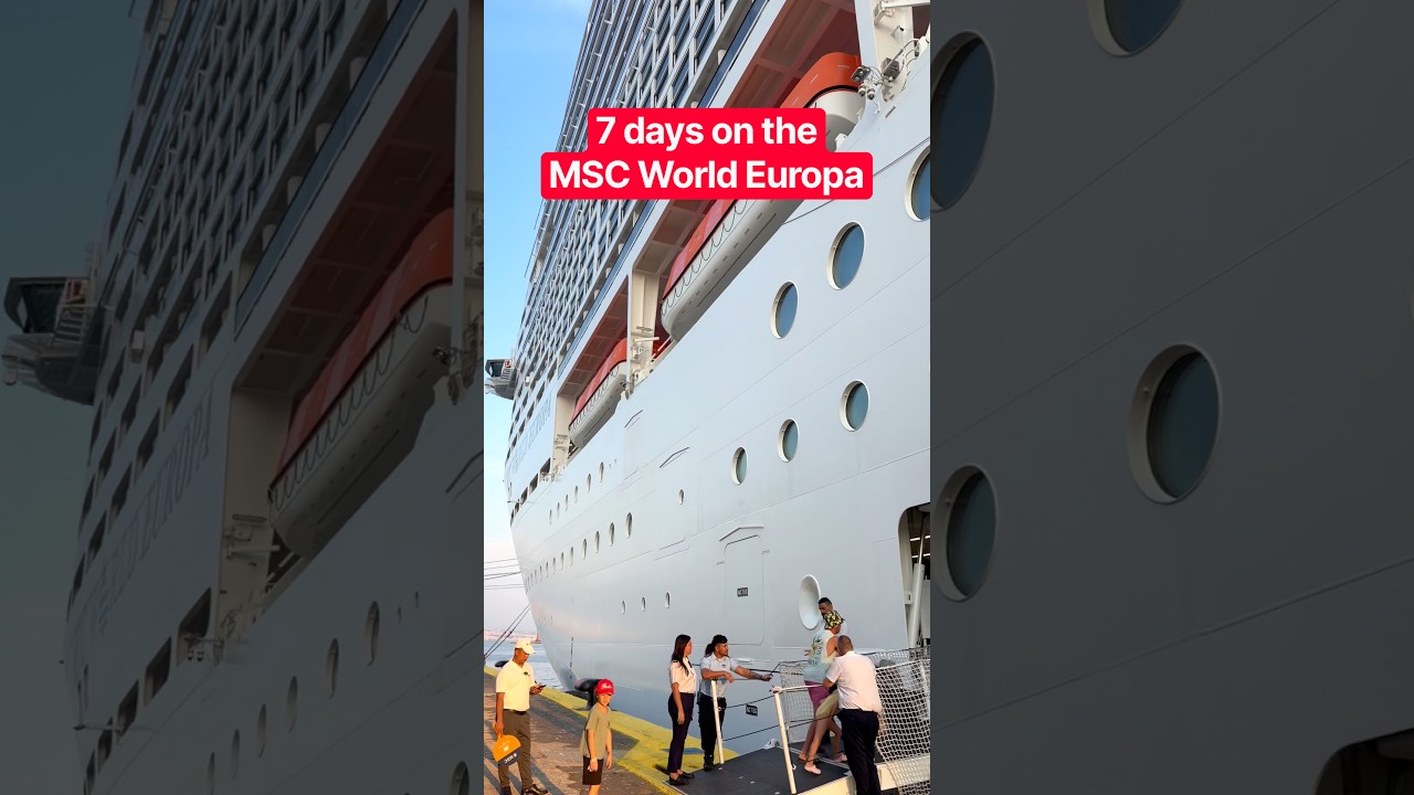 7 days on the MSC World Europa #mscworldeuropa #msccruise #familycruise #familytravel #travel