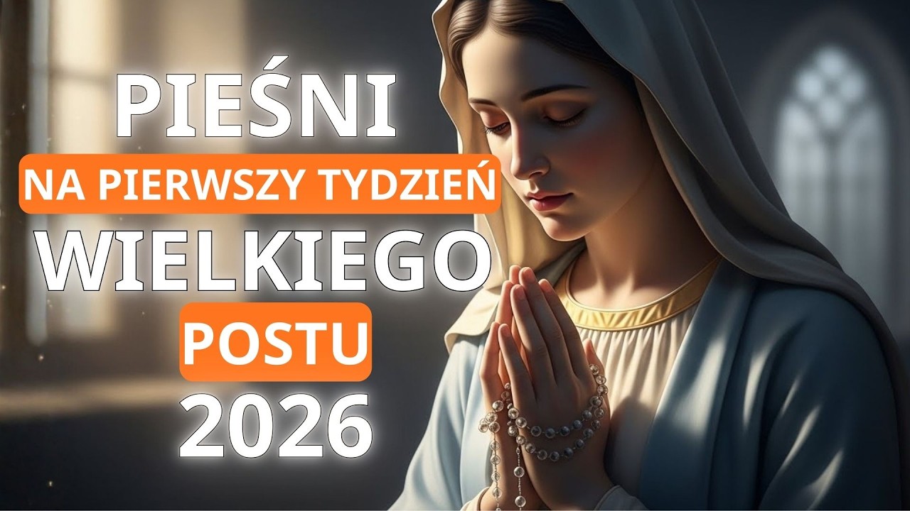 🔥 Jezu dziękuję Ci 🔥 Pieśni Wielkopostne | Najpiękniejsze Pieśni Pokutne | 40 dni wielkiego Postu