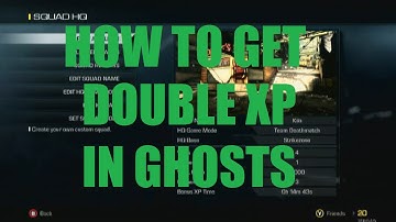CoD: Ghosts - How To Get Bonus XP (Double XP In Squads)