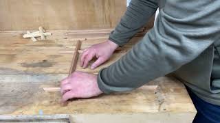 Timber glazing bar cassette being produced with Copenstick Machinery