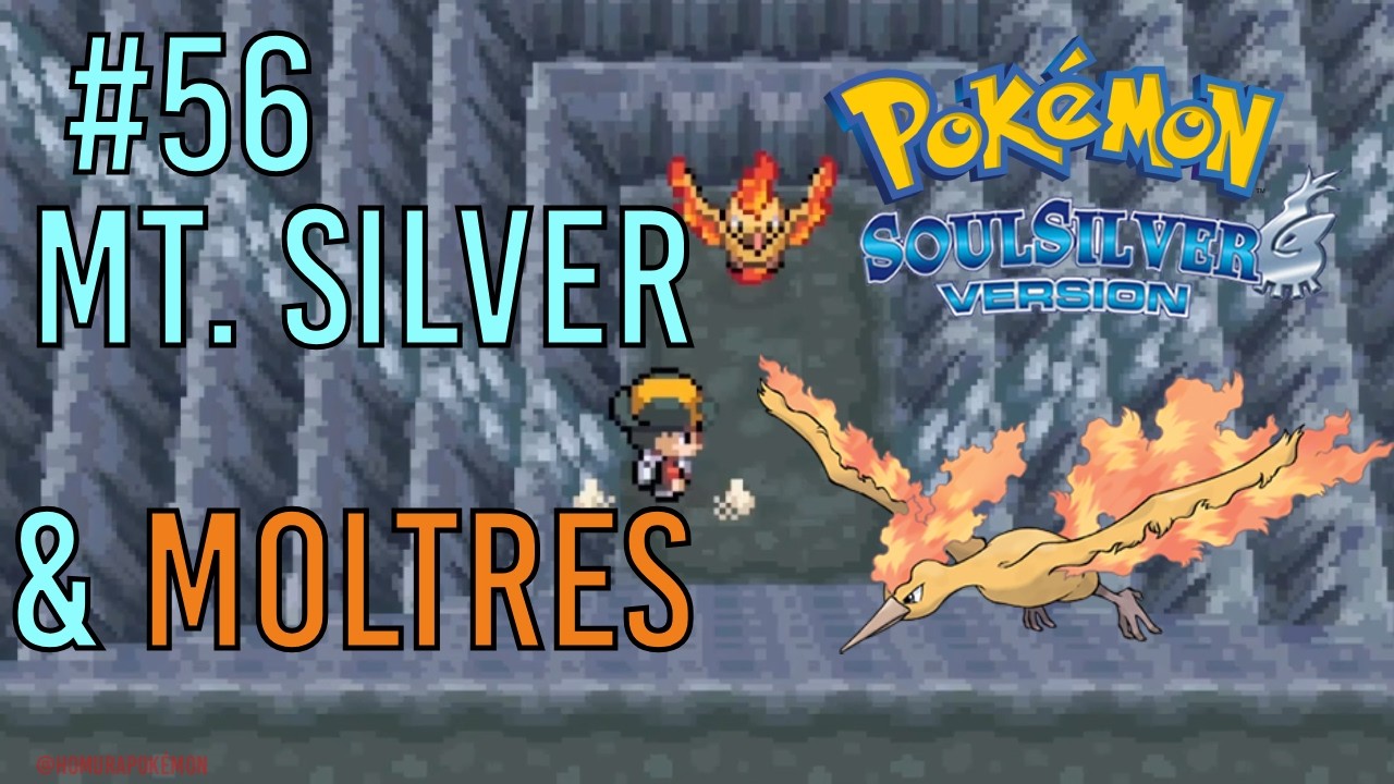 Pokémon SoulSilver Walkthrough – Mt. Silver & MOLTRES | Part 56