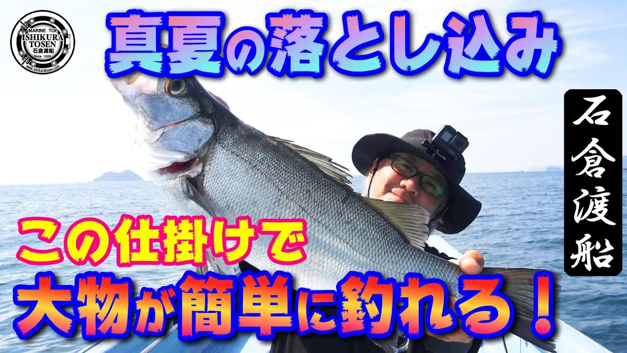 真夏の五目落とし込み釣り【大物が簡単に釣れる】