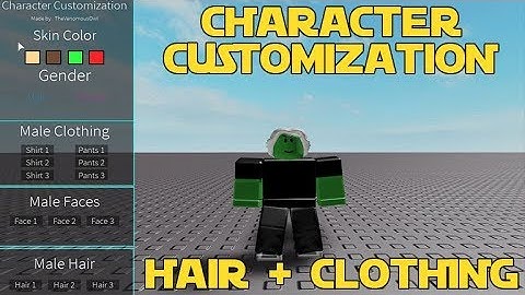 [PART 2] Roblox Scripting - Character Customization! Hair + Clothing!! FILTERING ENABLED!