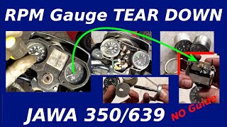 Jawa 350/639 - RPM Gauge Teardown