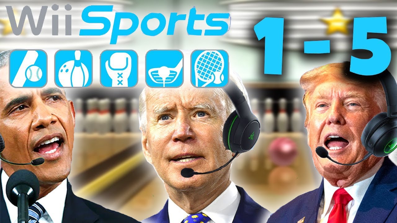 US Presidents Play Wii Sports Bowling Tournament (1–5)