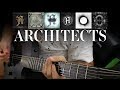 Architects Guitar Riff Evolution (Hollow Crown to Holy Hell Guitar Riff Compilation)